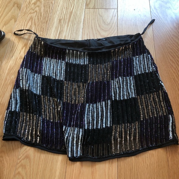 Vintage sequins Skirt 60s disco - Picture 3 of 4